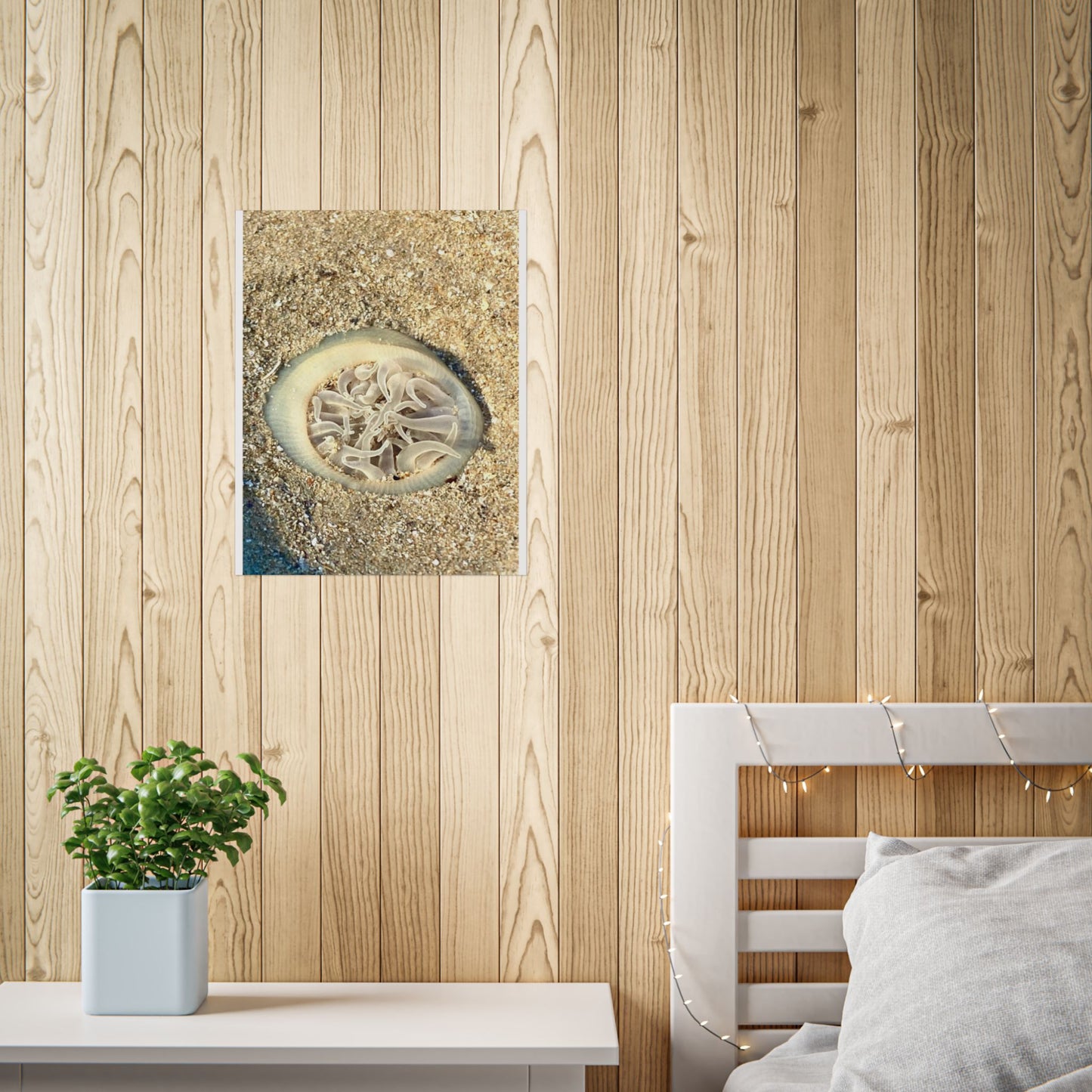 Serene Jellyfish Unframed Poster - Beach Decor for Ocean Lovers