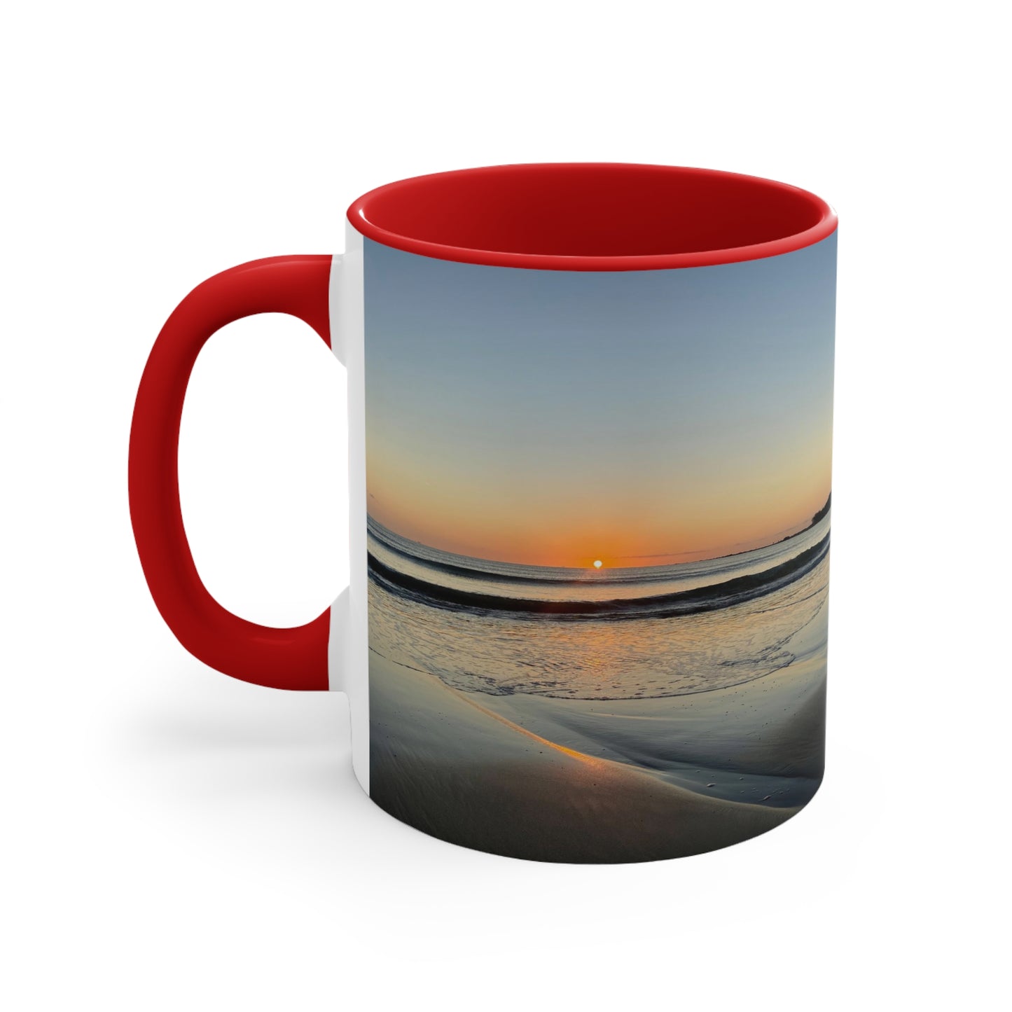 Beach Lovers range- AUD PRINT Colorful Accent Mugs, 11oz