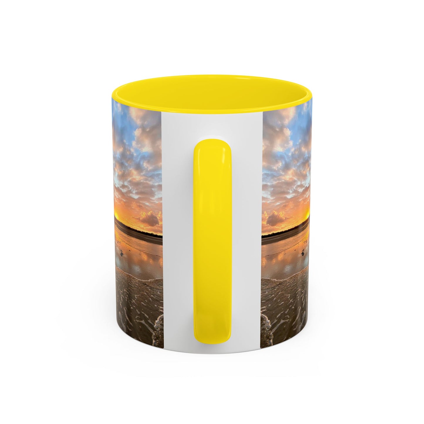 Purposely Wandering Coffee Mug - 11oz & 15oz with Sunset Beach Design