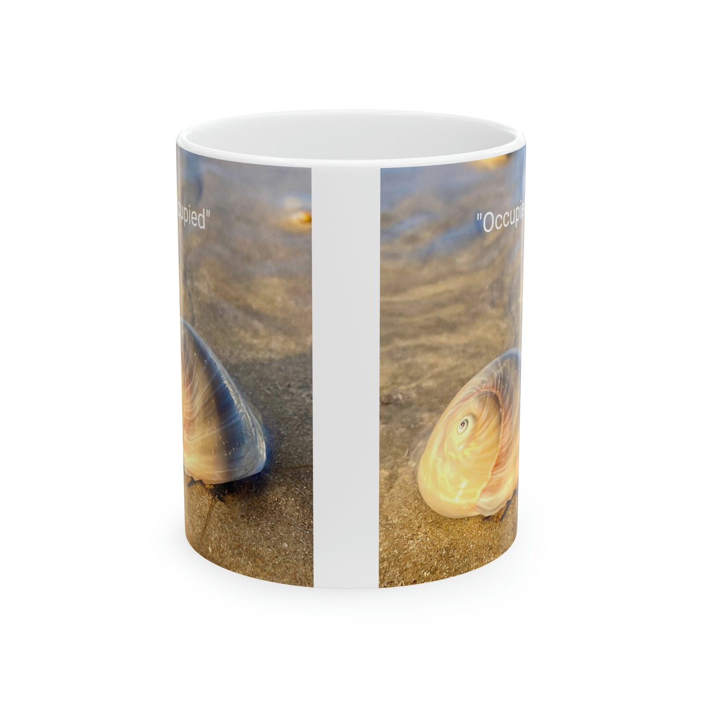 “Occupied” Ceramic Mug, 11oz