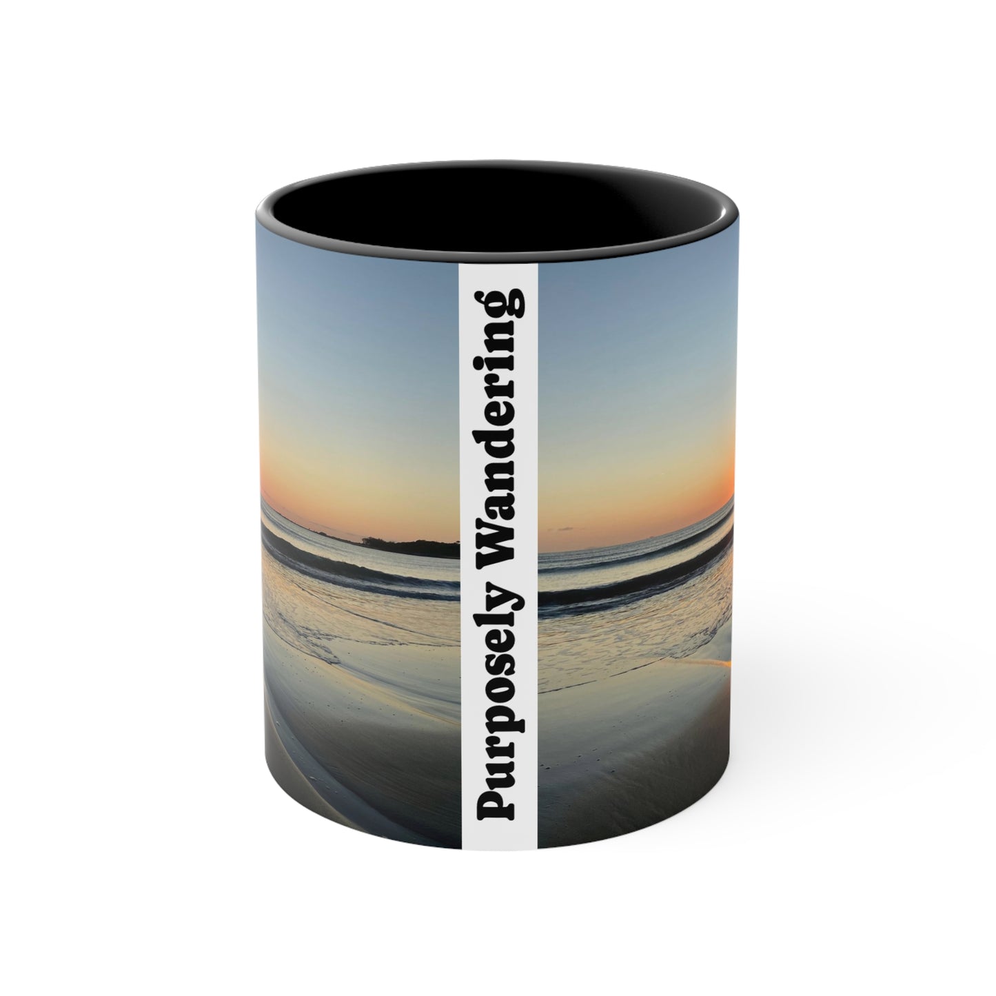 Beach Lovers range- AUD PRINT Colorful Accent Mugs, 11oz