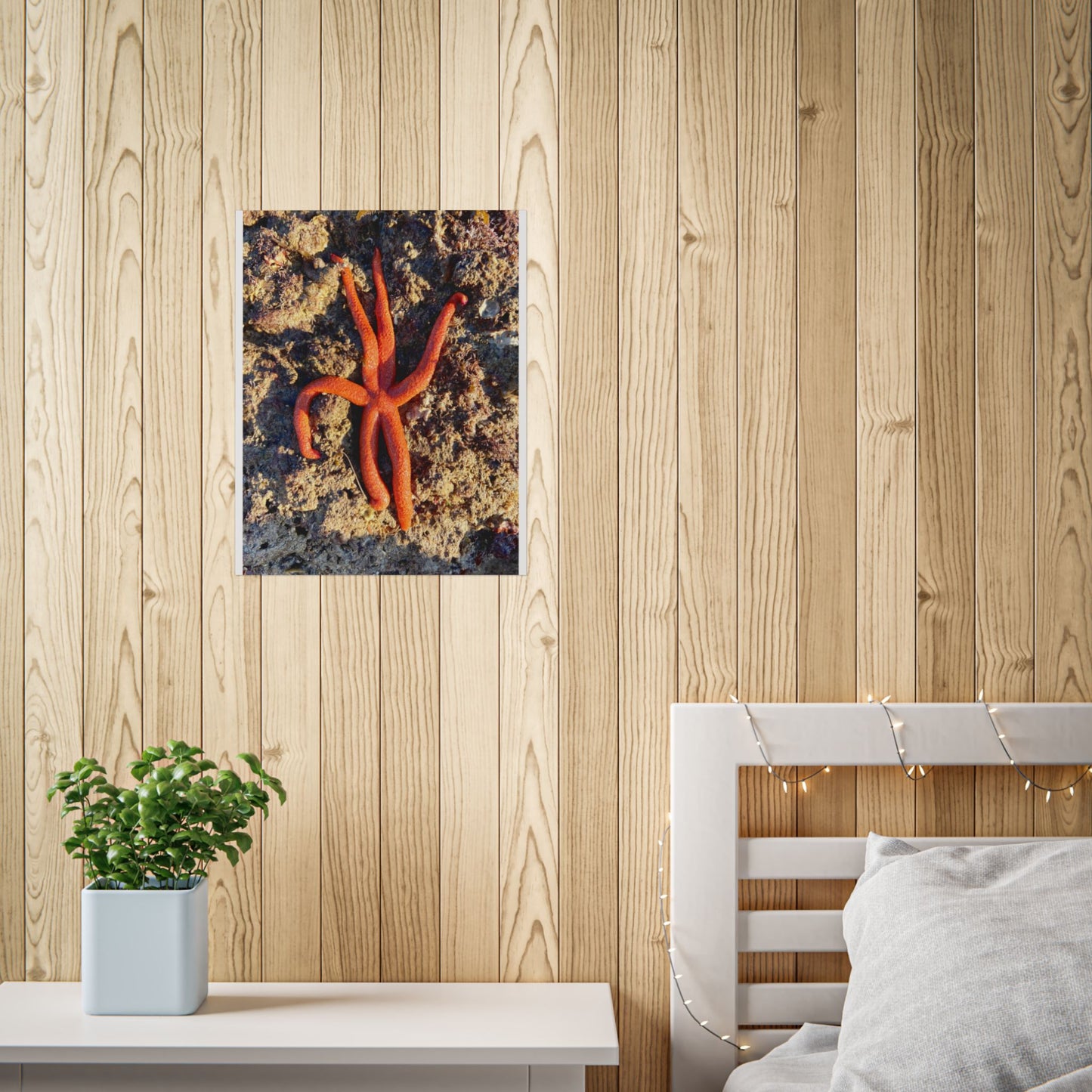 Vibrant Starfish Unframed Poster - Ocean Decor for Beach Lovers