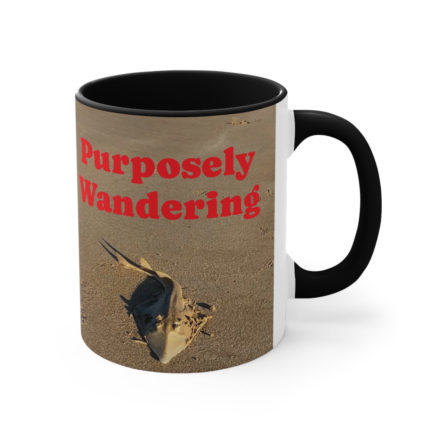 Fishing range- AUD PRINT Colorful Accent Mugs, 11oz