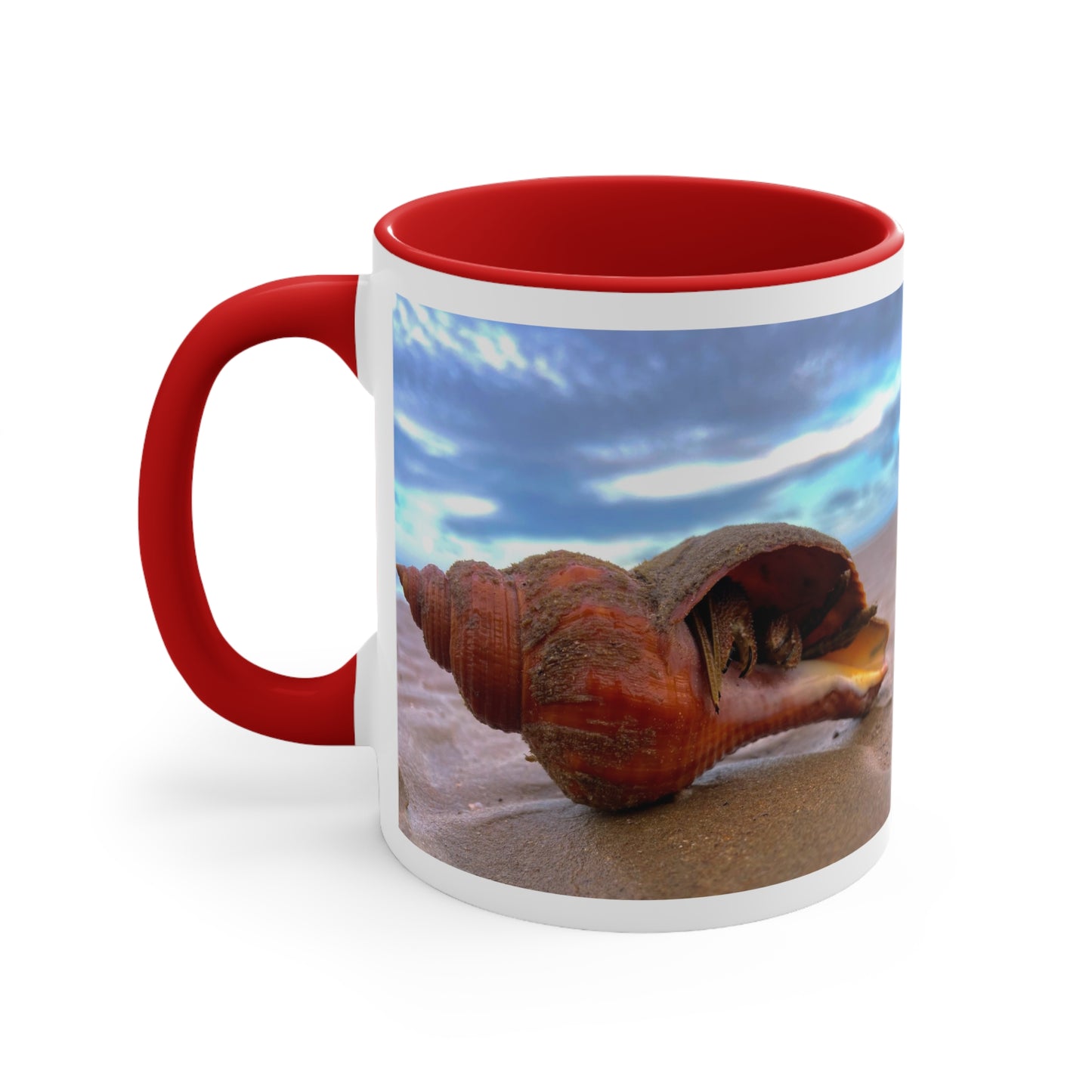 Beach Lovers range- AUD PRINT Colorful Accent Mugs, 11oz