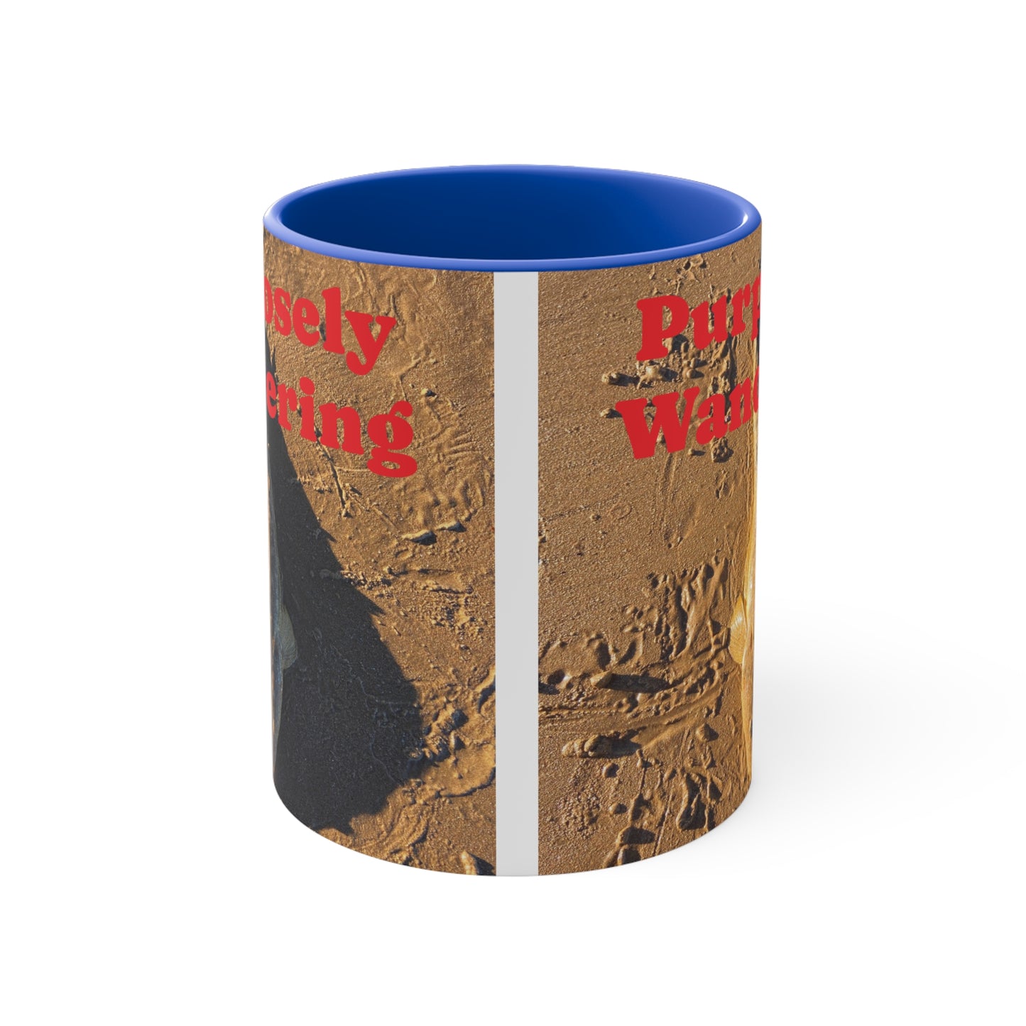 Fishing range- AUD PRINT Colorful Accent Mugs, 11oz