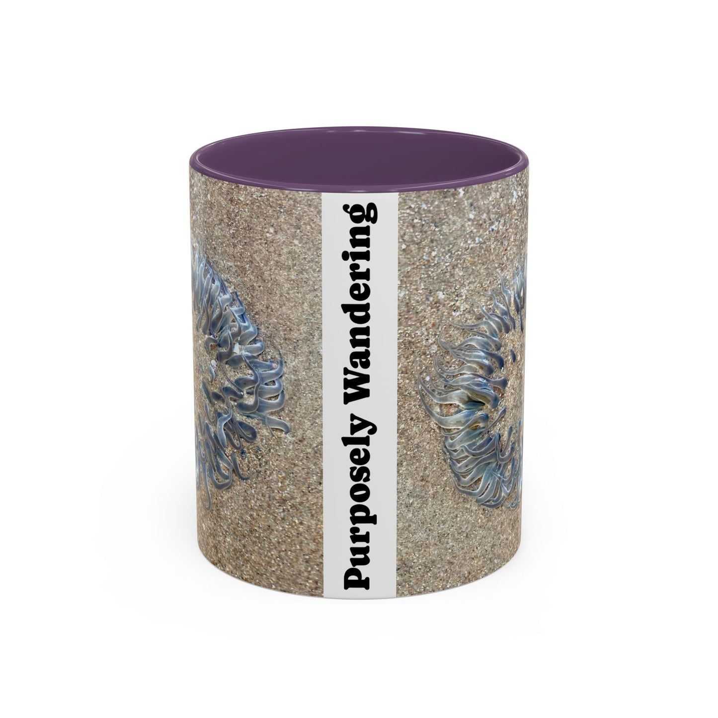 Purposely Wandering Mug – Accent Coffee Mug with Unique Jellyfish Design