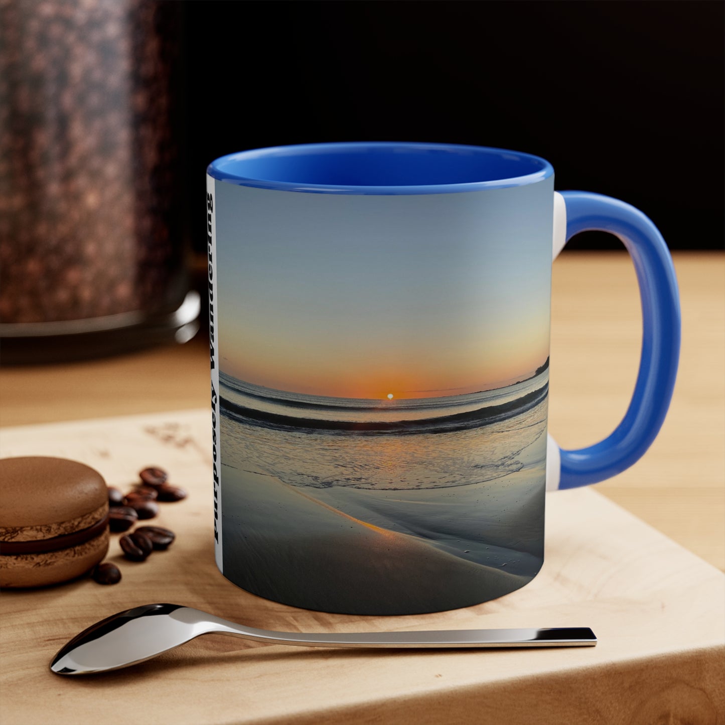 Beach Lovers range- AUD PRINT Colorful Accent Mugs, 11oz