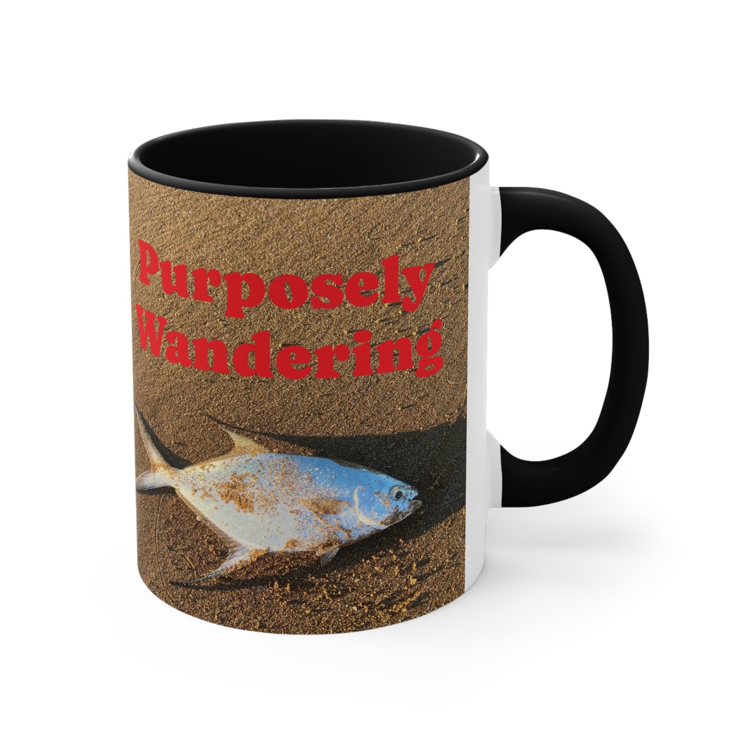 Fishing range- AUS PRINT Colorful Accent Mugs, 11oz