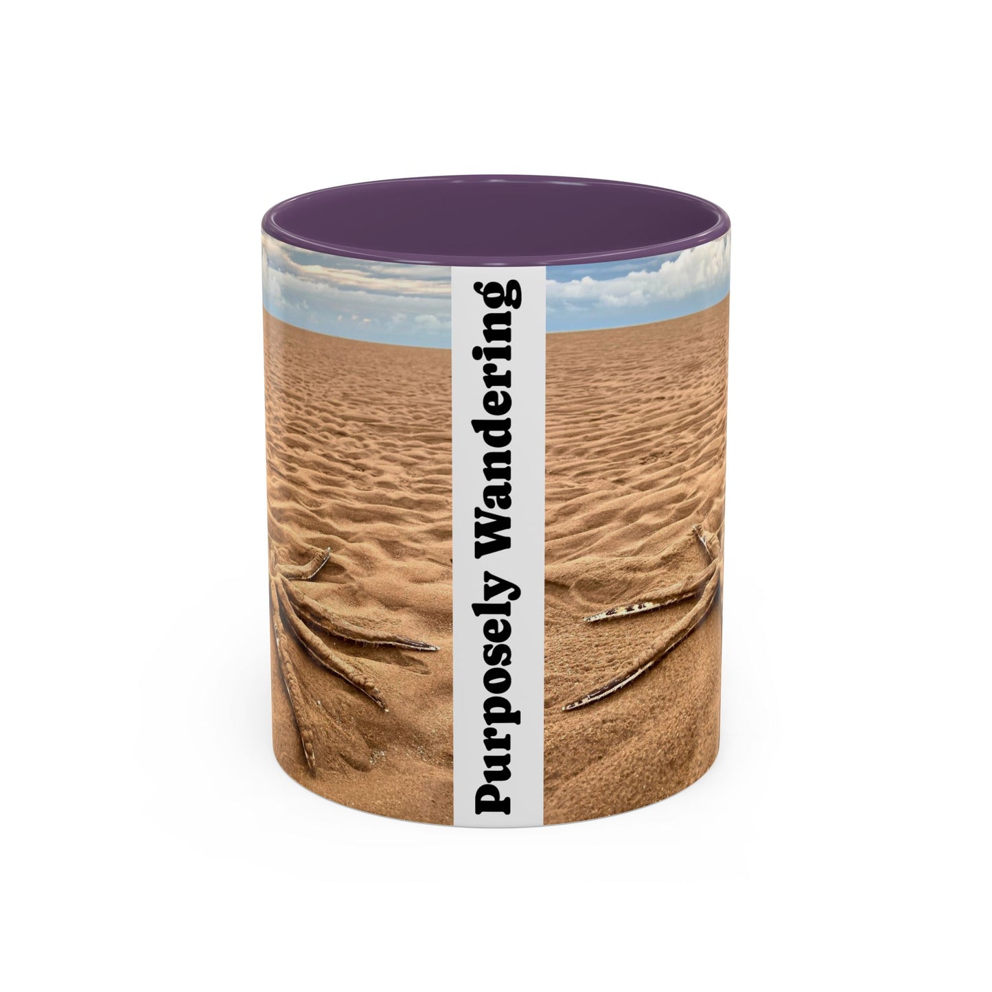 Purposely Wandering Accent Coffee Mug - Perfect Gift for Adventurers