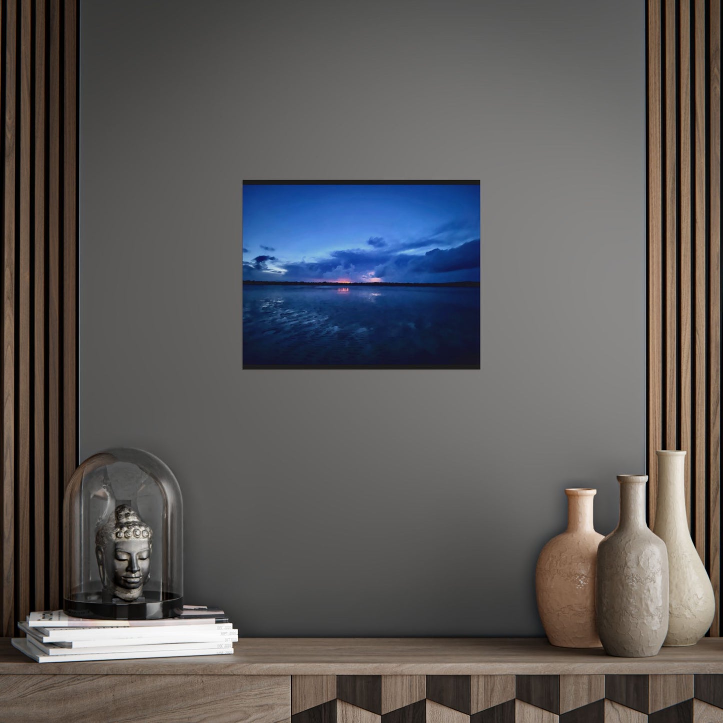 Serene Sunset Unframed Poster - Tranquil Wall Art for Home Decor
