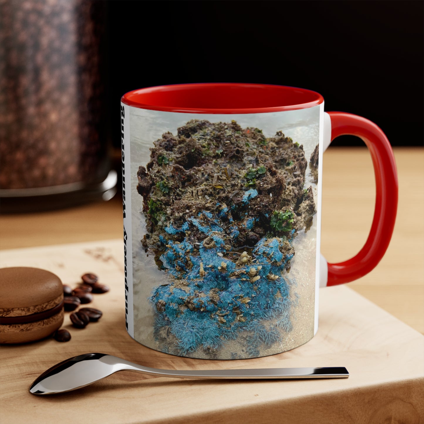 Purposefully Wandering Colorful Accent Mug - 11oz Ocean-Inspired Coffee Cup