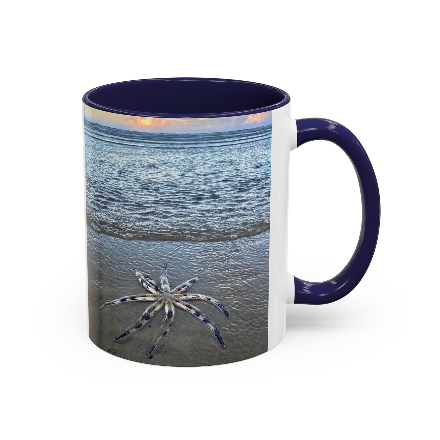 Purposely Wandering Accent Coffee Mug - 11oz & 15oz Ocean Vibe Mug for Beach Lovers