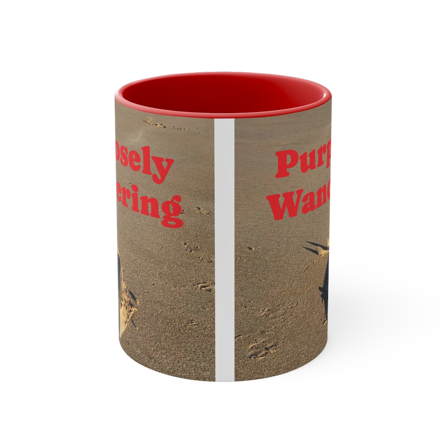 Fishing range- AUD PRINT Colorful Accent Mugs, 11oz