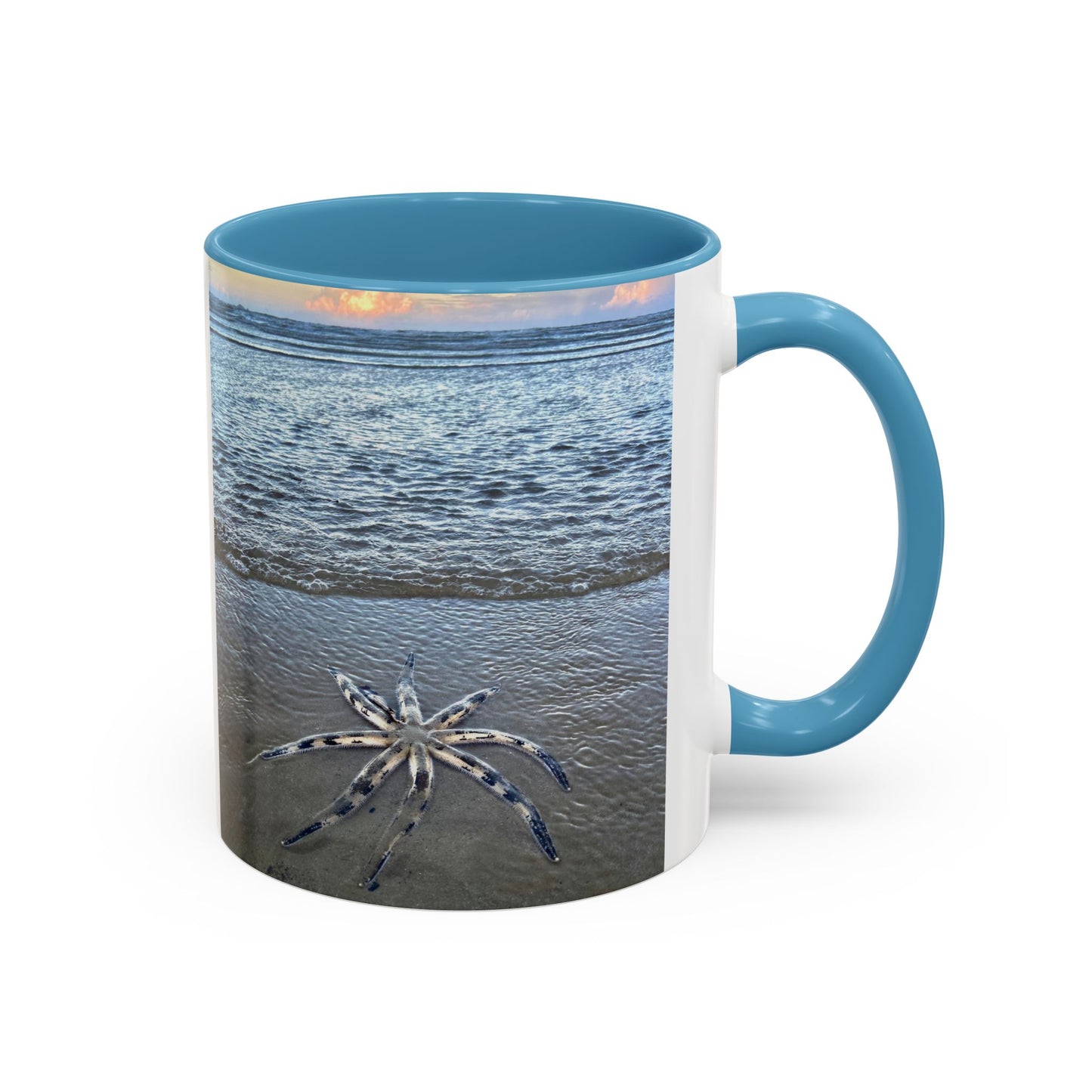 Purposely Wandering Accent Coffee Mug - 11oz & 15oz Ocean Vibe Mug for Beach Lovers