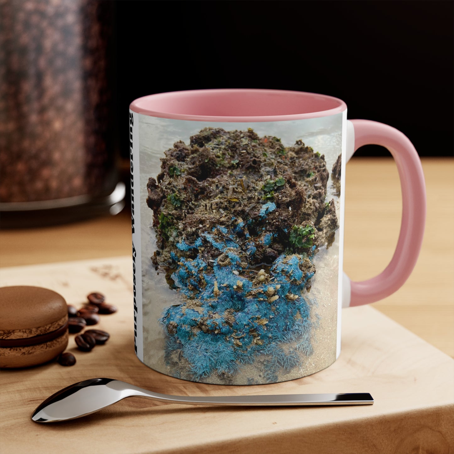 Purposefully Wandering Colorful Accent Mug - 11oz Ocean-Inspired Coffee Cup