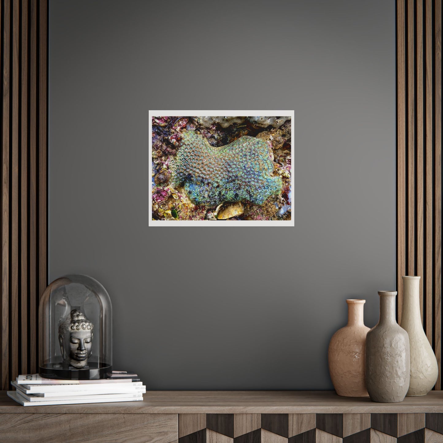 Coral Reef Wall Art – Unframed Coastal Poster Design for Nature Lovers