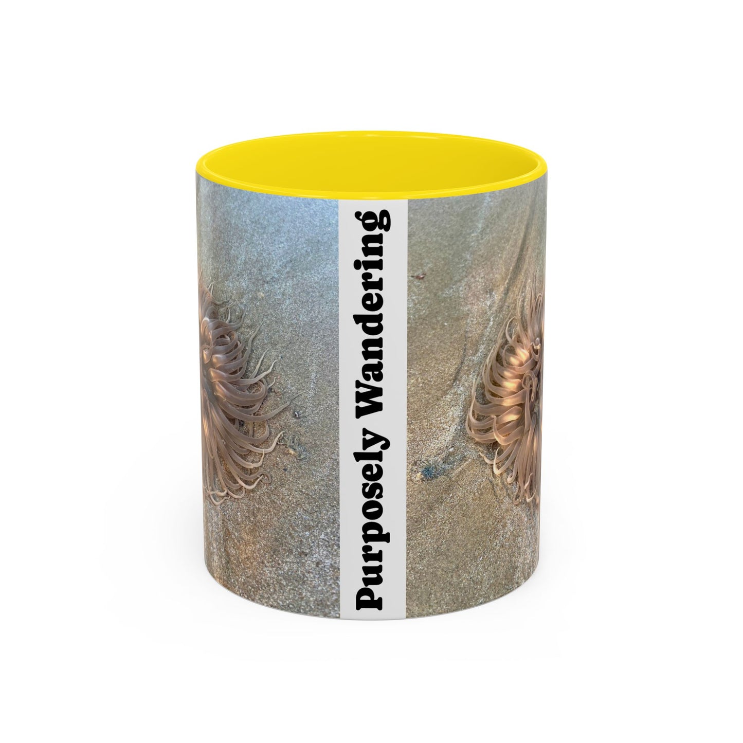 Purposely Wandering Accent Coffee Mug - Unique 11oz & 15oz Drinkware for Nature Lovers