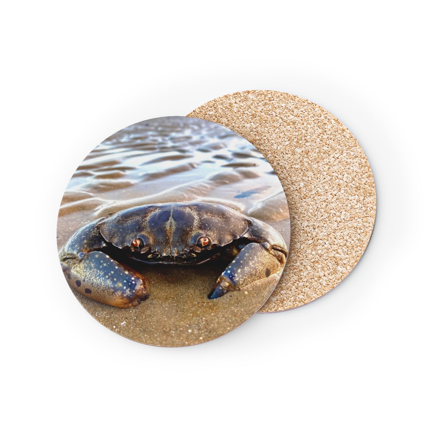 Coastal Crab Coasters - Nautical Drinkware Decor for Beach Lovers