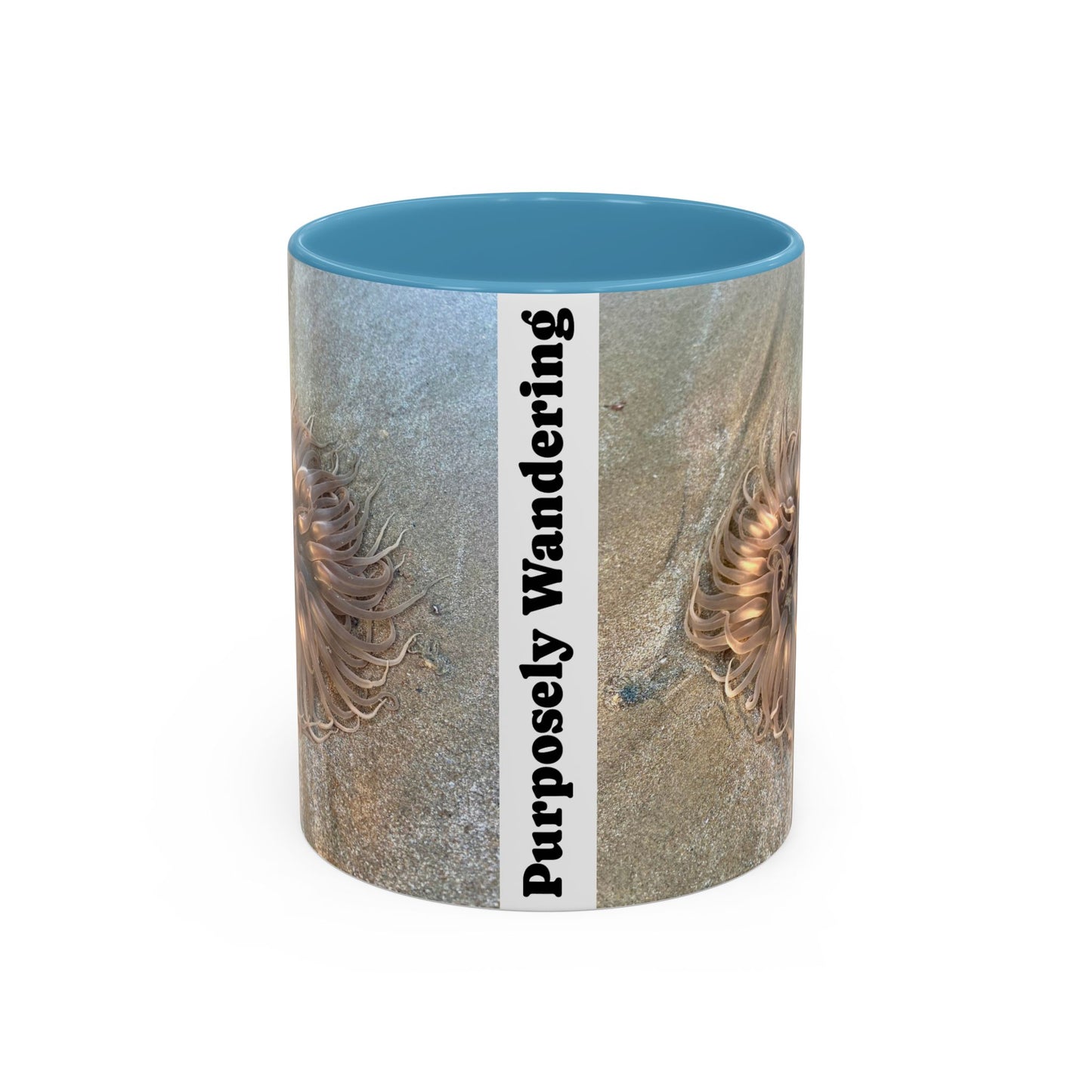 Purposely Wandering Accent Coffee Mug - Unique 11oz & 15oz Drinkware for Nature Lovers
