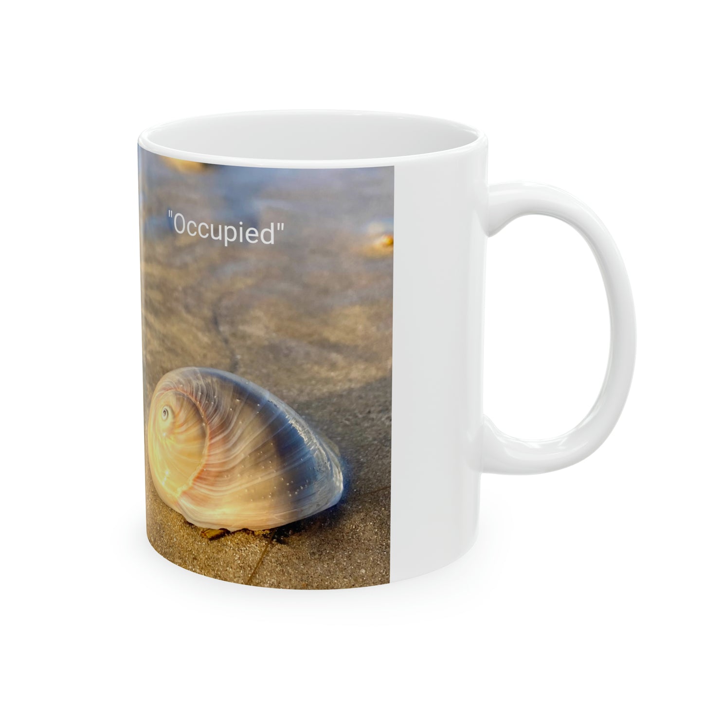 “Occupied” Ceramic Mug, 11oz