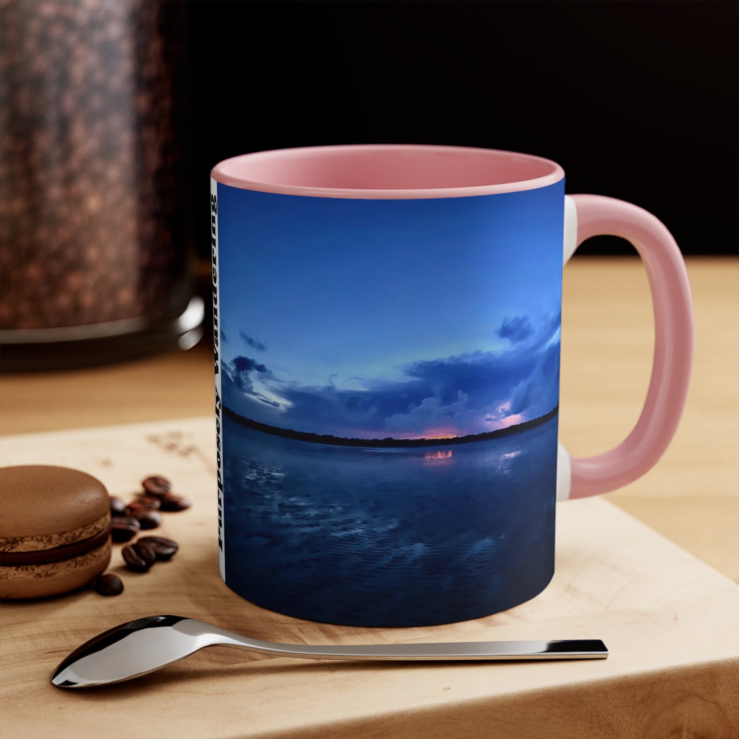 Beach Lovers range- AUD PRINT Colorful Accent Mugs, 11oz
