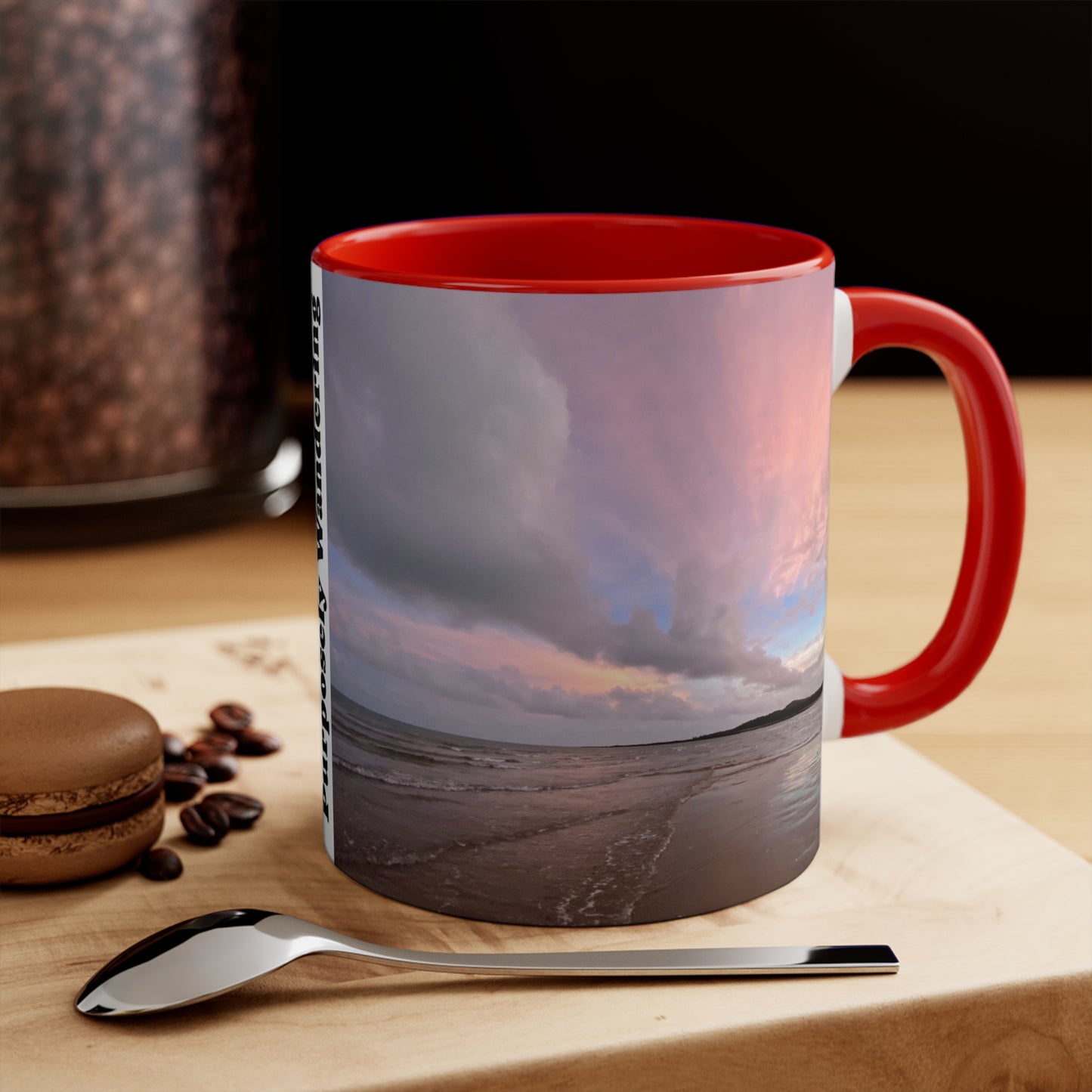 Beach Lovers range - AUD PRINT Colorful Accent Mugs, 11oz