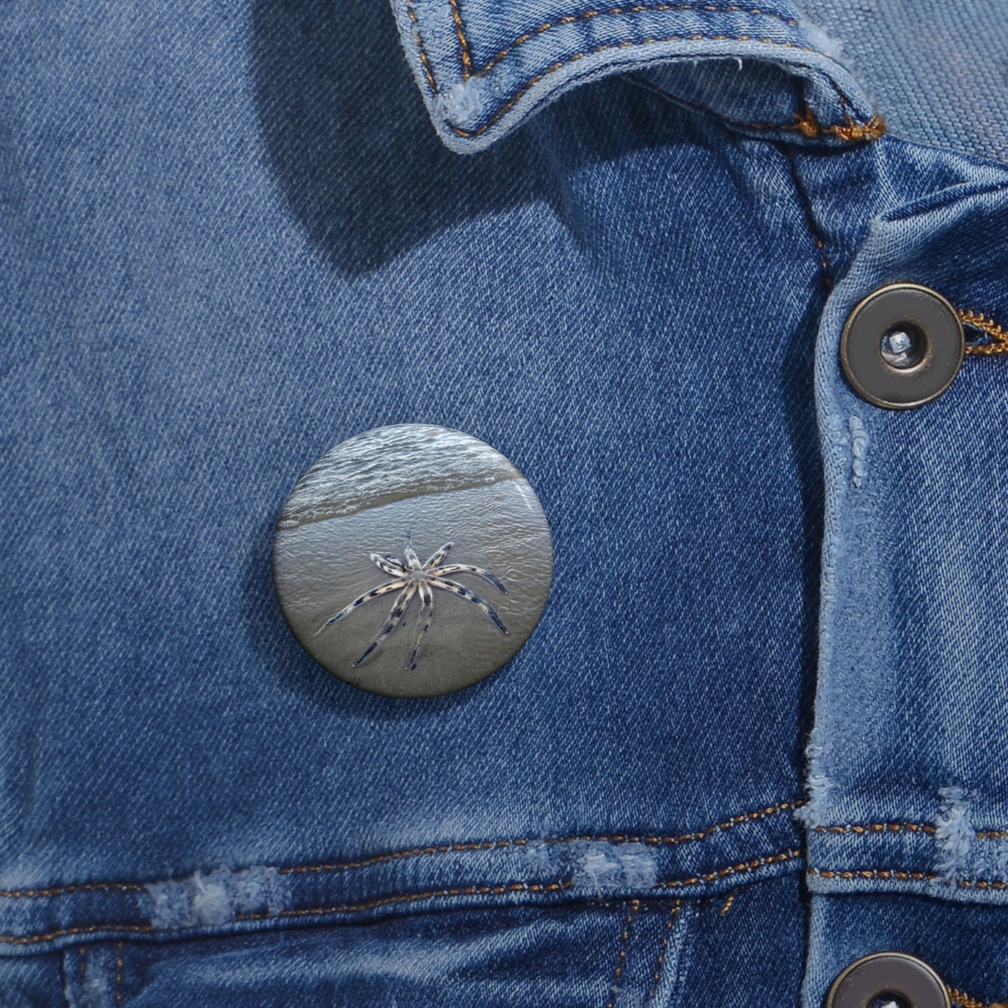 Beach Lovers range- Custom Pin Buttons