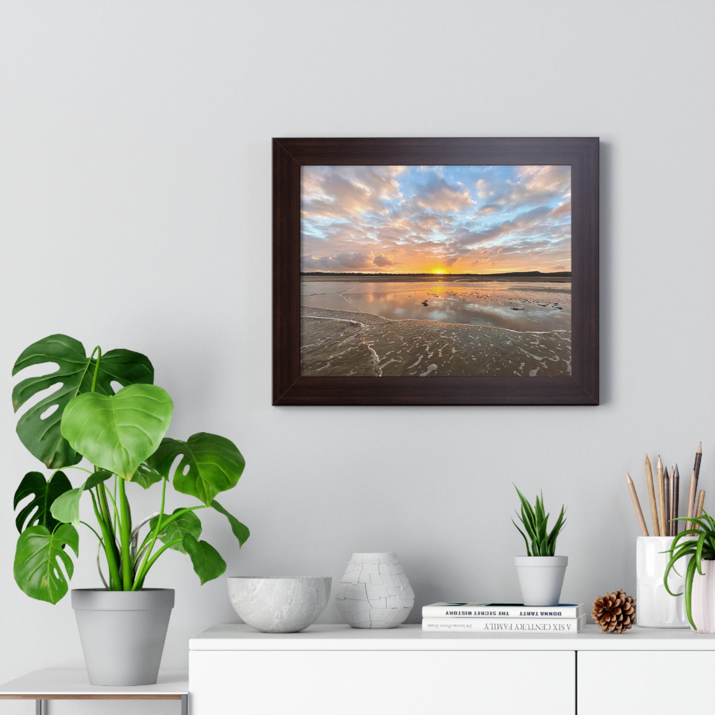 Beach Lovers range- Framed Horizontal Poster