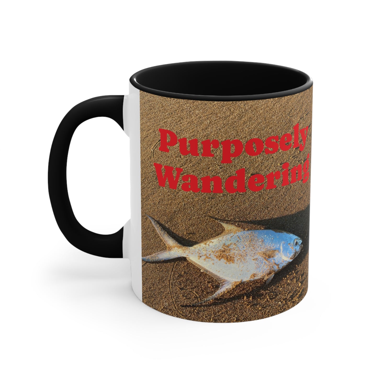 Fishing range- AUS PRINT Colorful Accent Mugs, 11oz