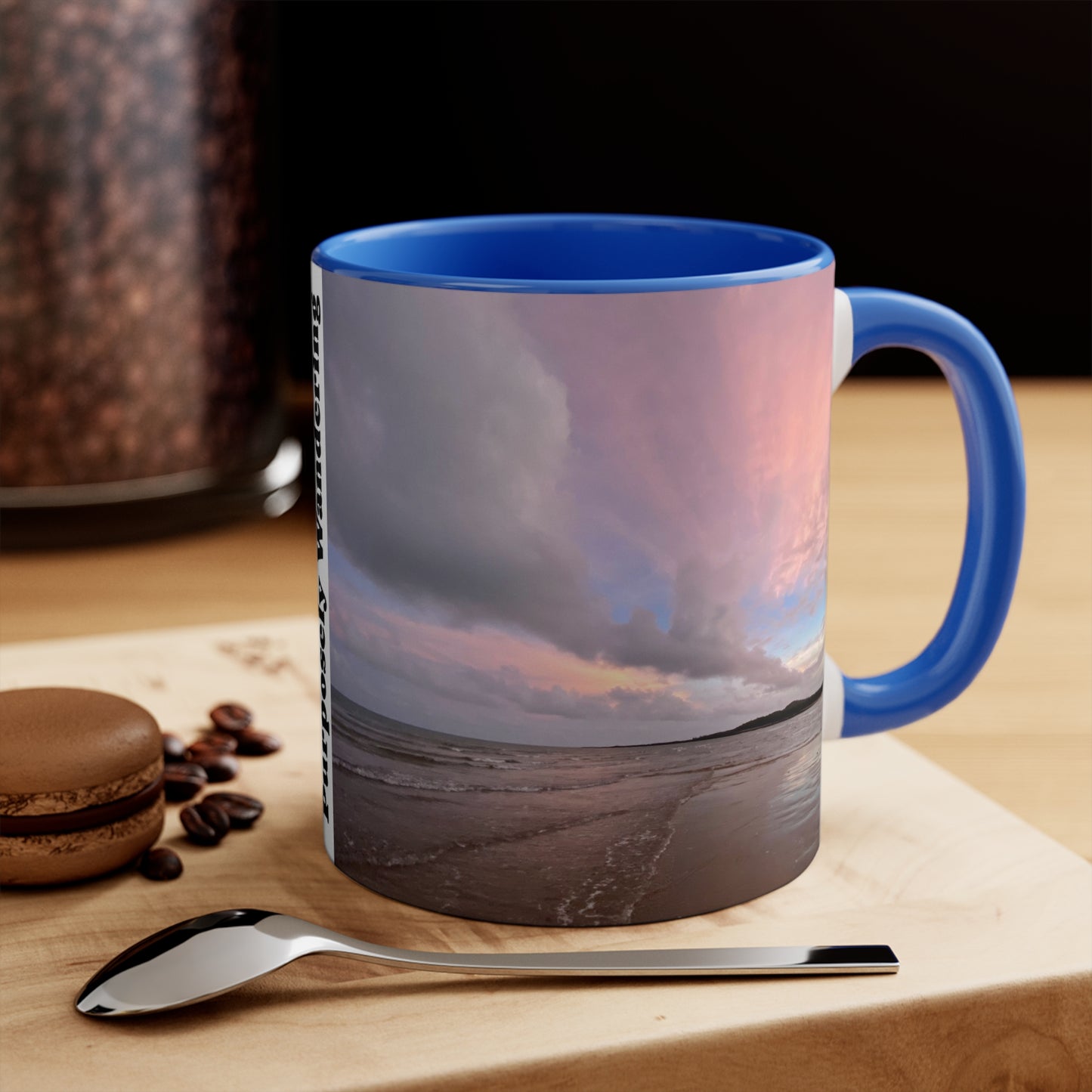 Beach Lovers range - AUD PRINT Colorful Accent Mugs, 11oz