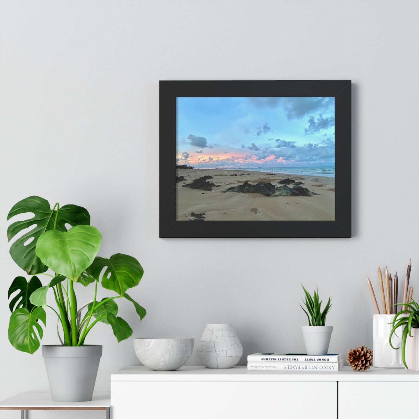 Beach Lovers range- Framed Horizontal Poster