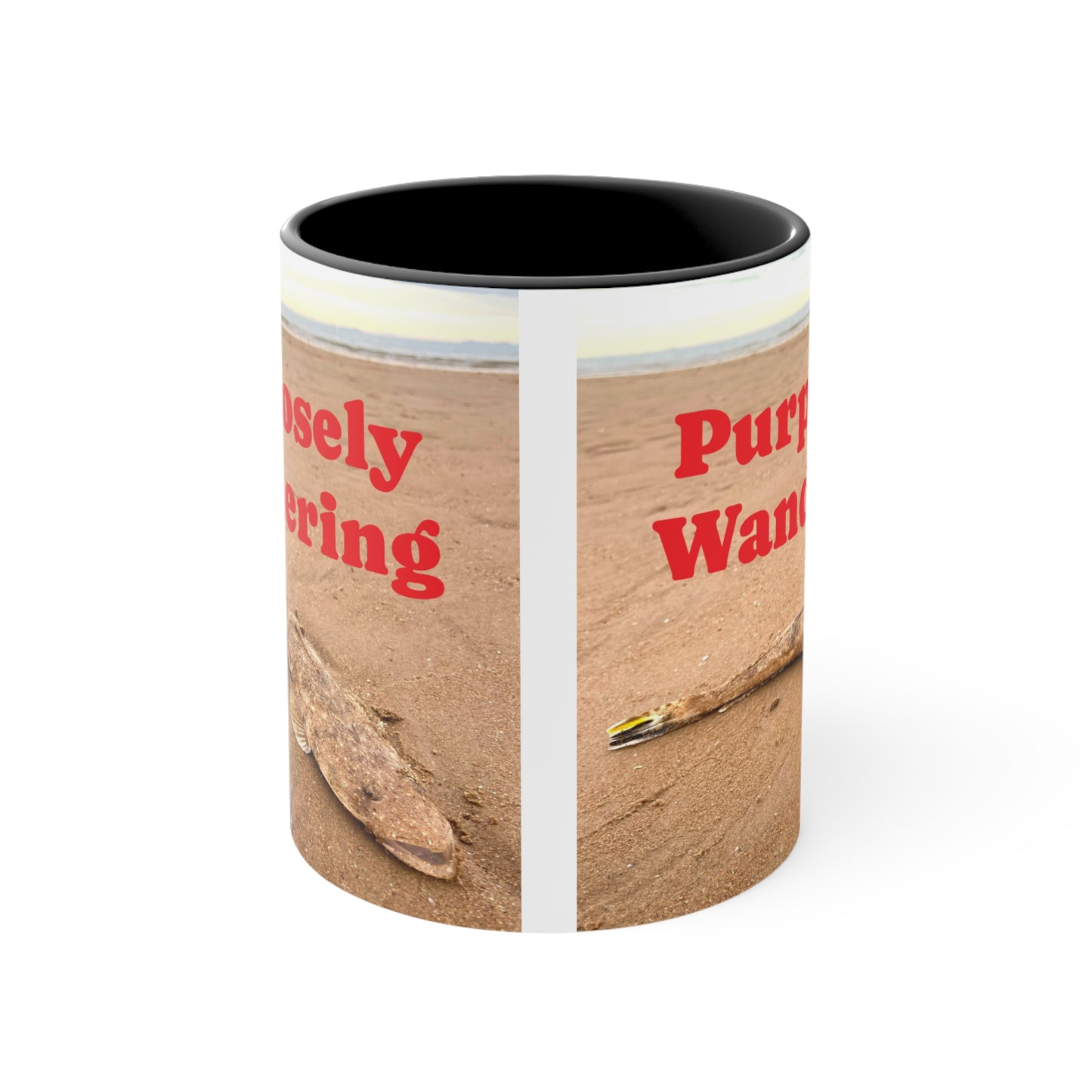 Fishing range - AUD PRINT Colorful Accent Mugs, 11oz