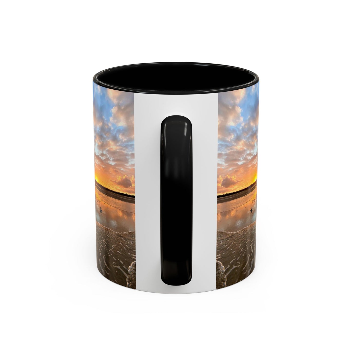 Purposely Wandering Coffee Mug - 11oz & 15oz with Sunset Beach Design