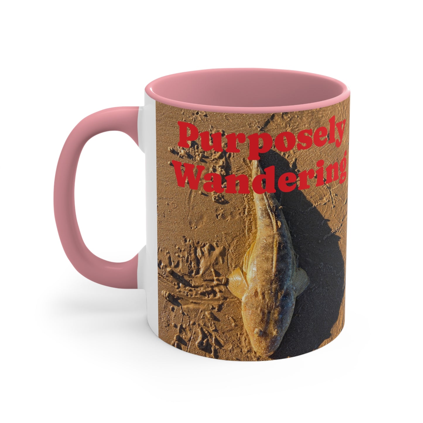 Fishing range- AUD PRINT Colorful Accent Mugs, 11oz