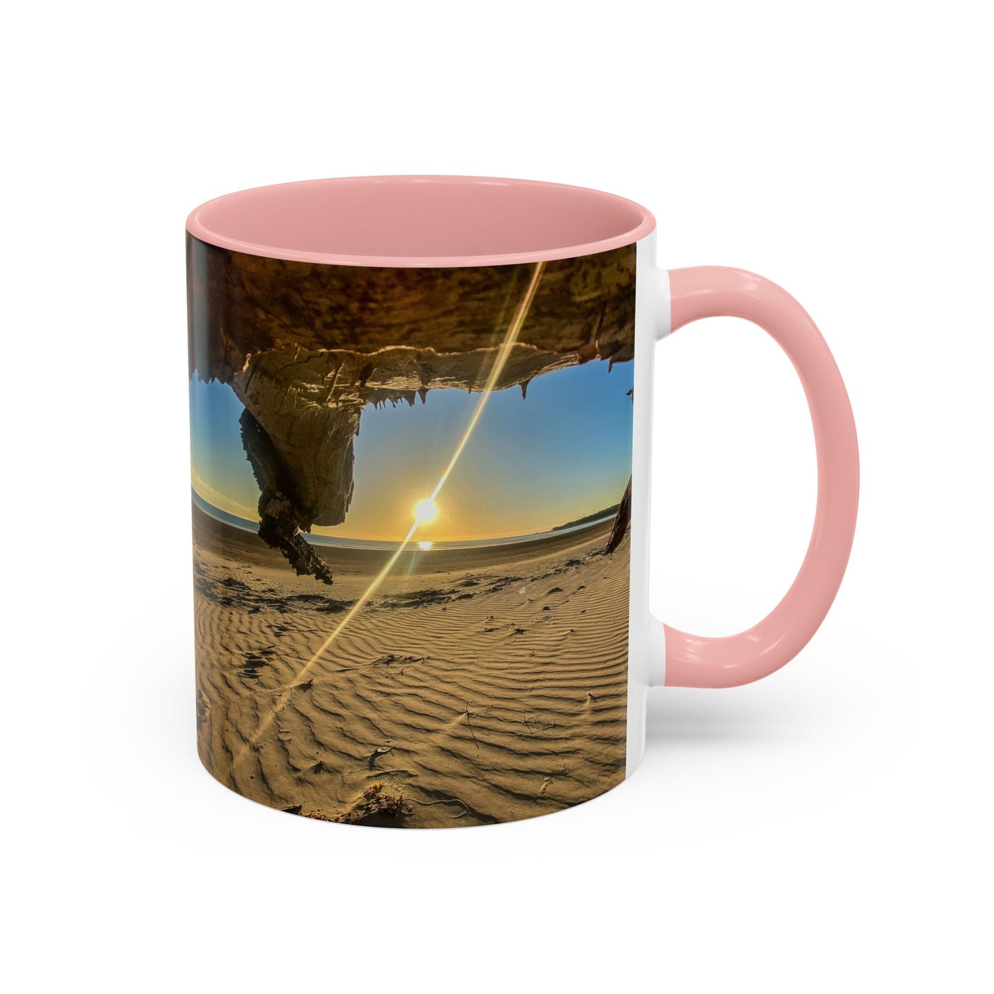Purposely Wandering Accent Coffee Mug - Coastal Adventure Design - Perfect Gift for Nature Lovers