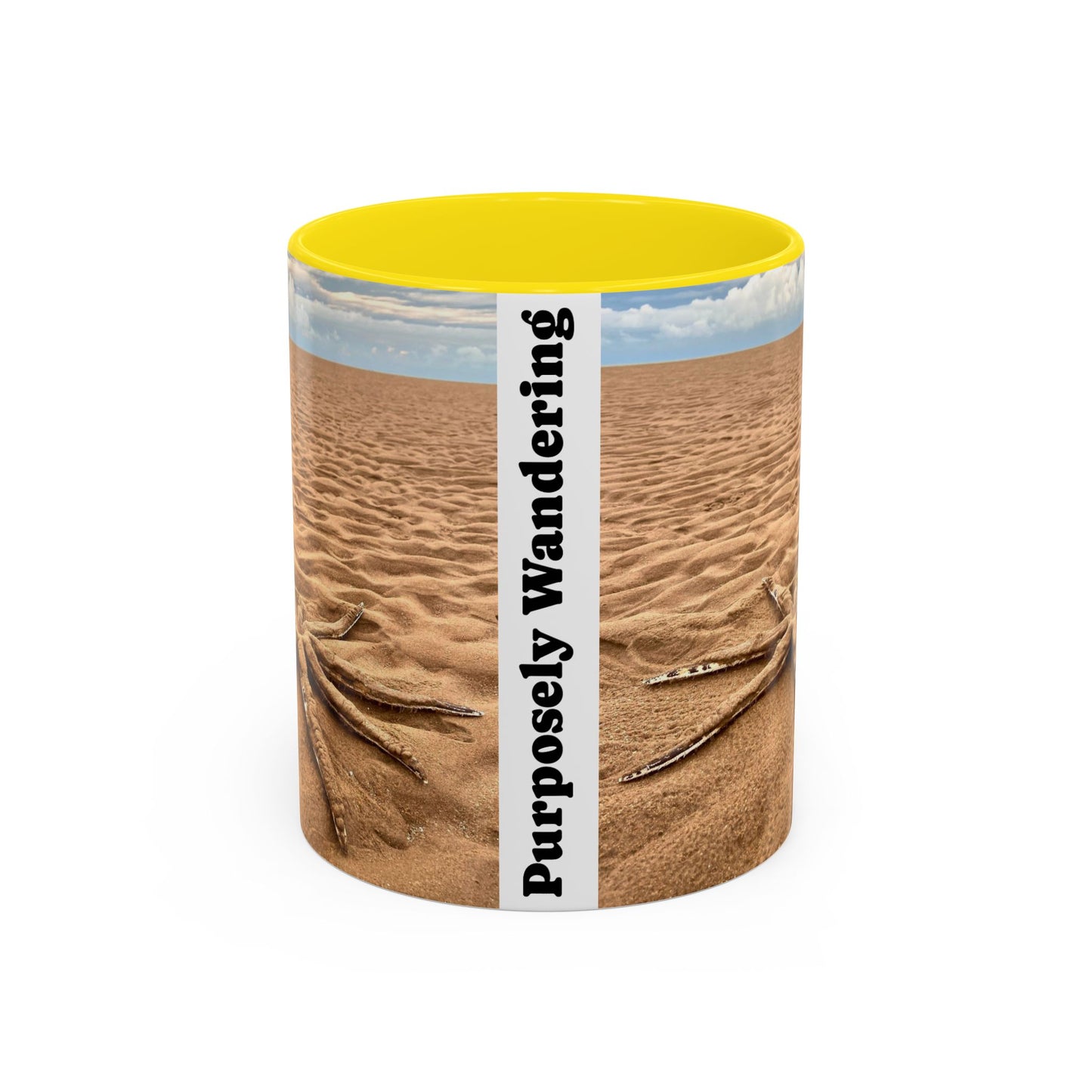 Purposely Wandering Accent Coffee Mug - Perfect Gift for Adventurers