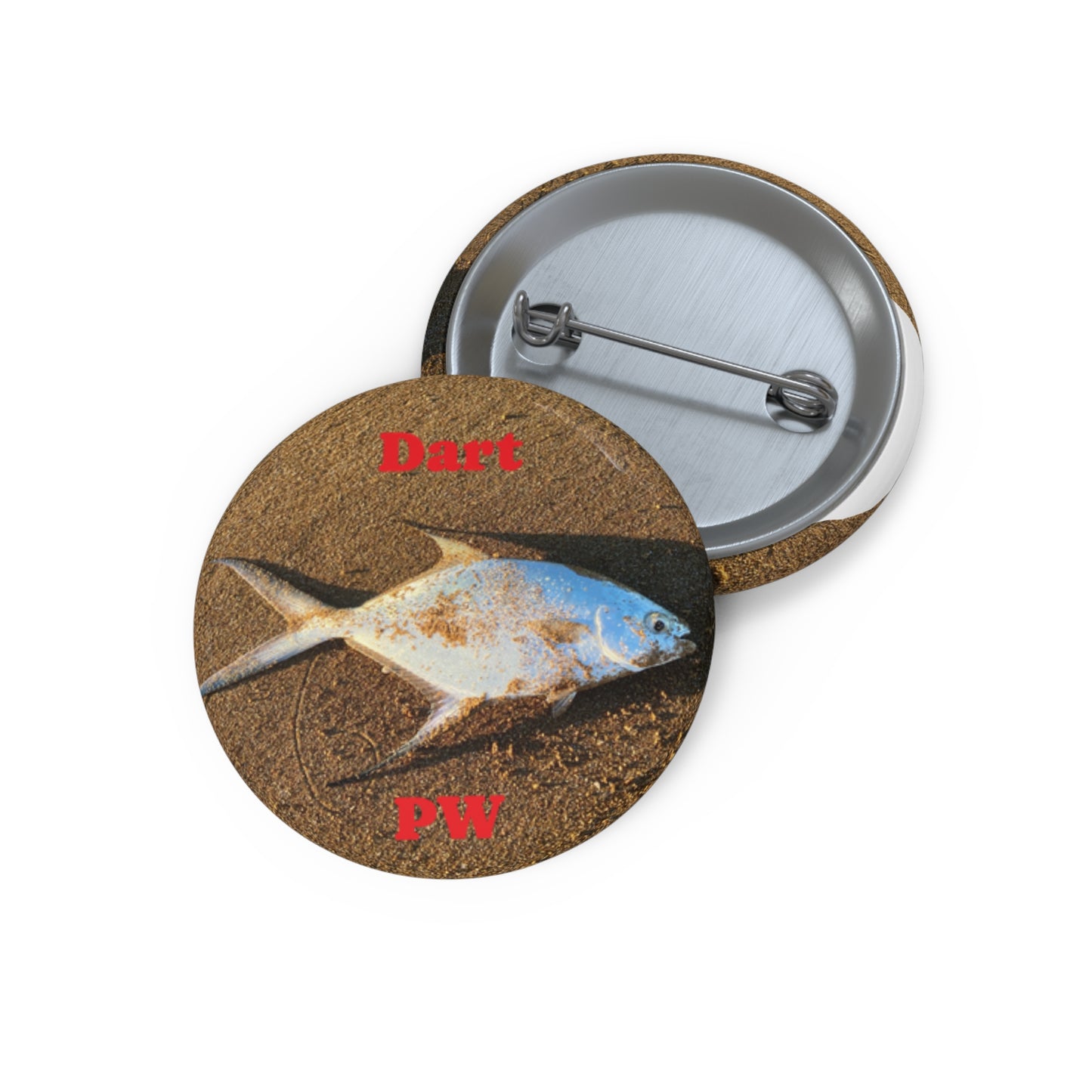Fishing- Dart Pin Button