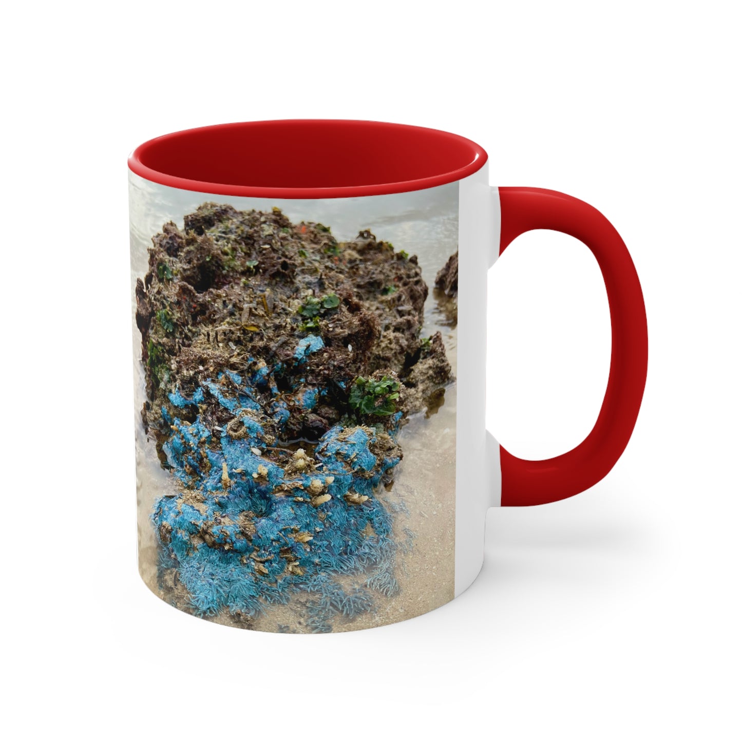Purposefully Wandering Colorful Accent Mug - 11oz Ocean-Inspired Coffee Cup