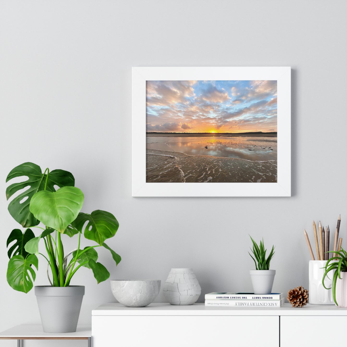 Beach Lovers range- Framed Horizontal Poster