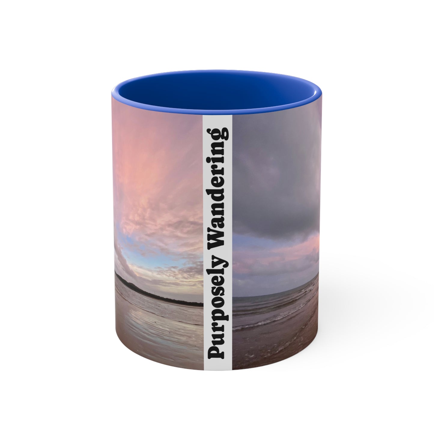 Beach Lovers range - AUD PRINT Colorful Accent Mugs, 11oz