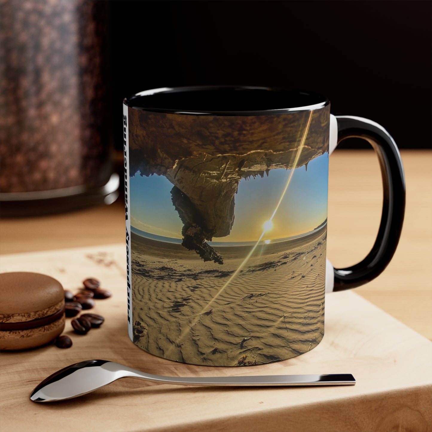Beach Lovers range- AUD PRINT Colorful Accent Mugs, 11oz
