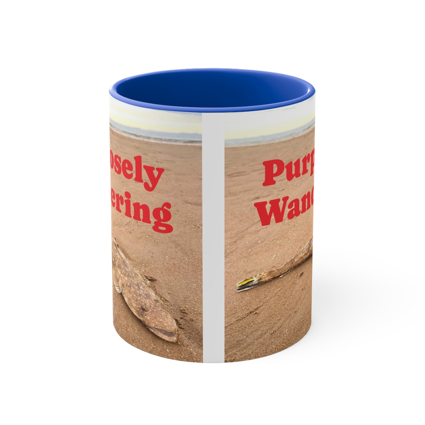 Fishing range - AUD PRINT Colorful Accent Mugs, 11oz