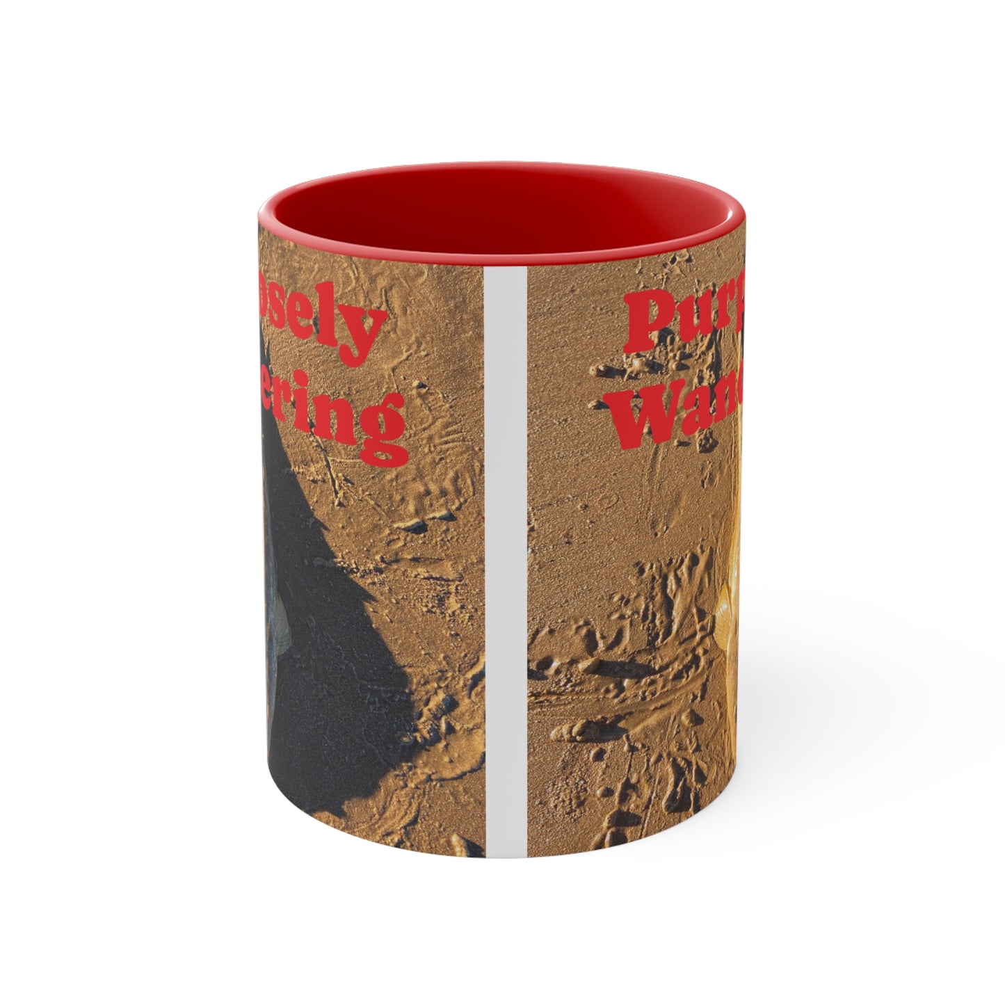 Fishing range- AUD PRINT Colorful Accent Mugs, 11oz
