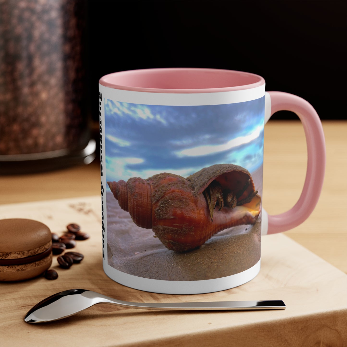 Beach Lovers range- AUD PRINT Colorful Accent Mugs, 11oz