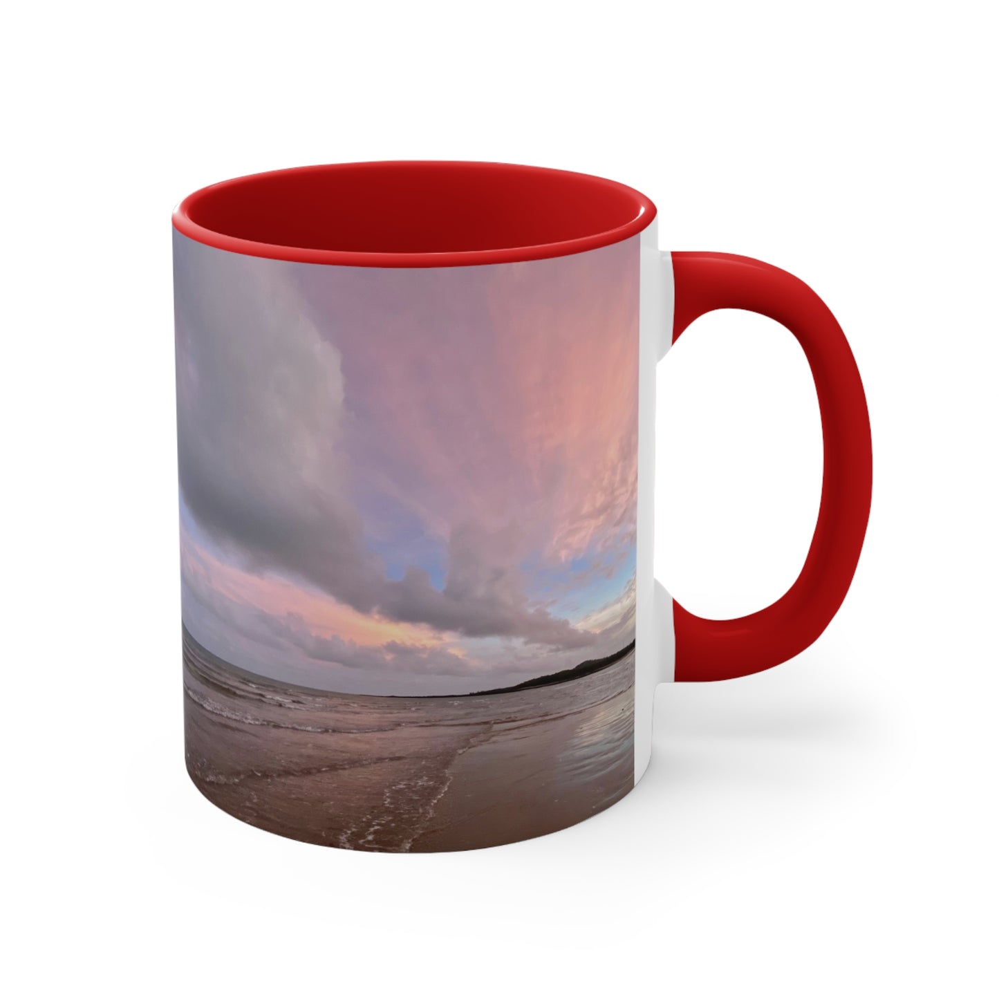 Beach Lovers range - AUD PRINT Colorful Accent Mugs, 11oz