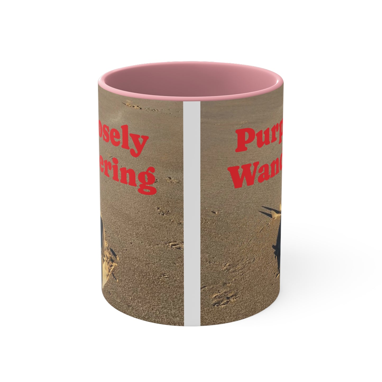 Fishing range- AUD PRINT Colorful Accent Mugs, 11oz