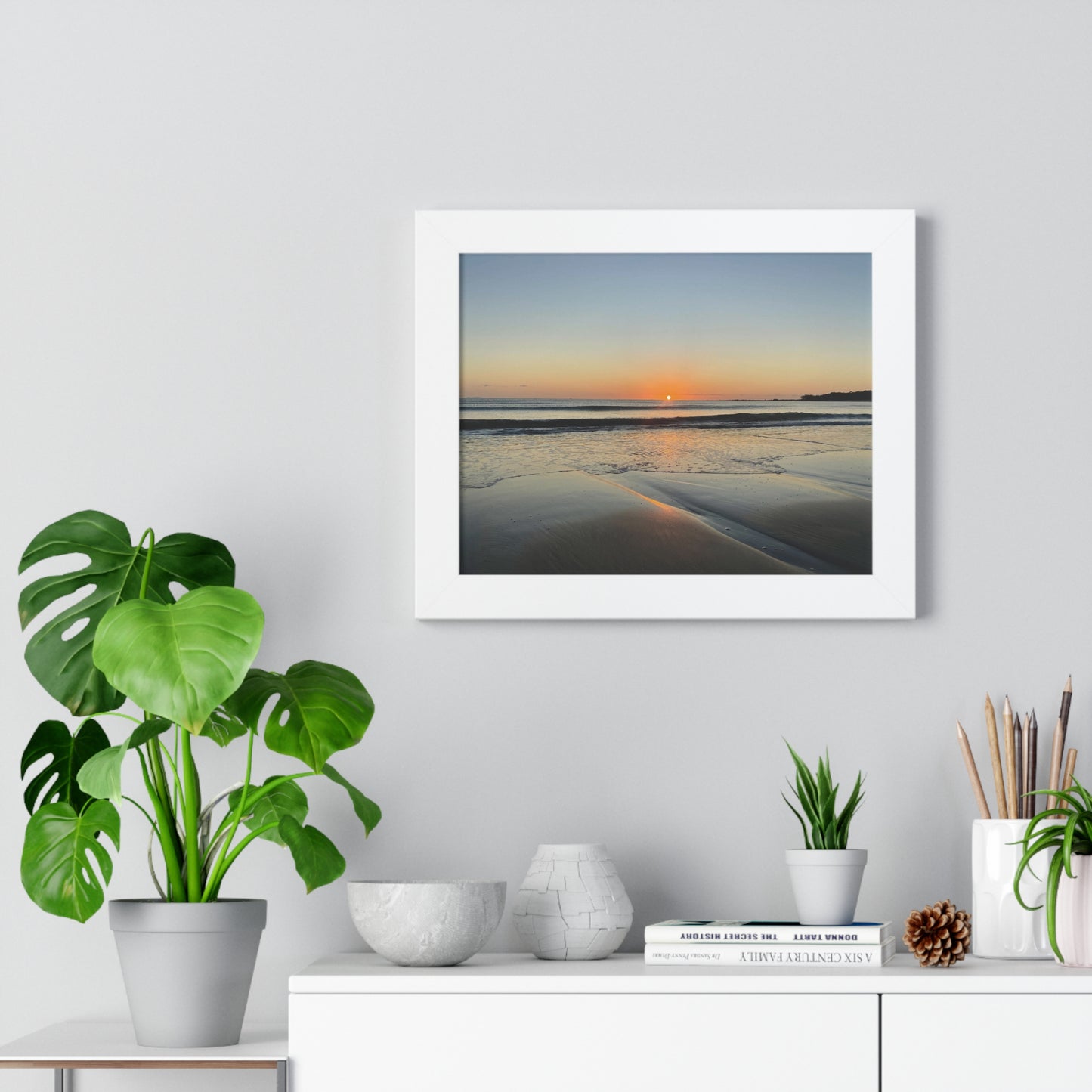 Beach Lovers range- Framed Horizontal Poster