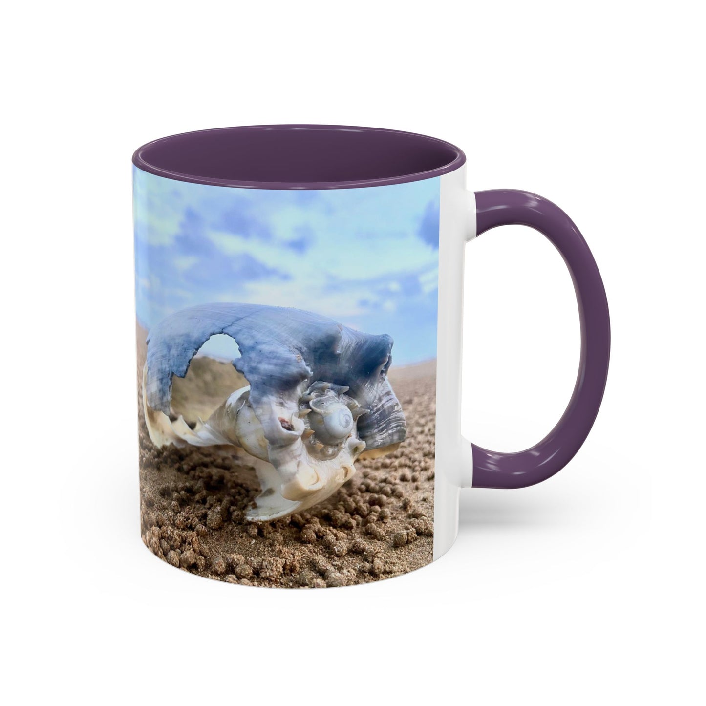 Purposely Wandering Shell Coffee Mug - Beach Vibes | Perfect Gift for Nature Lovers