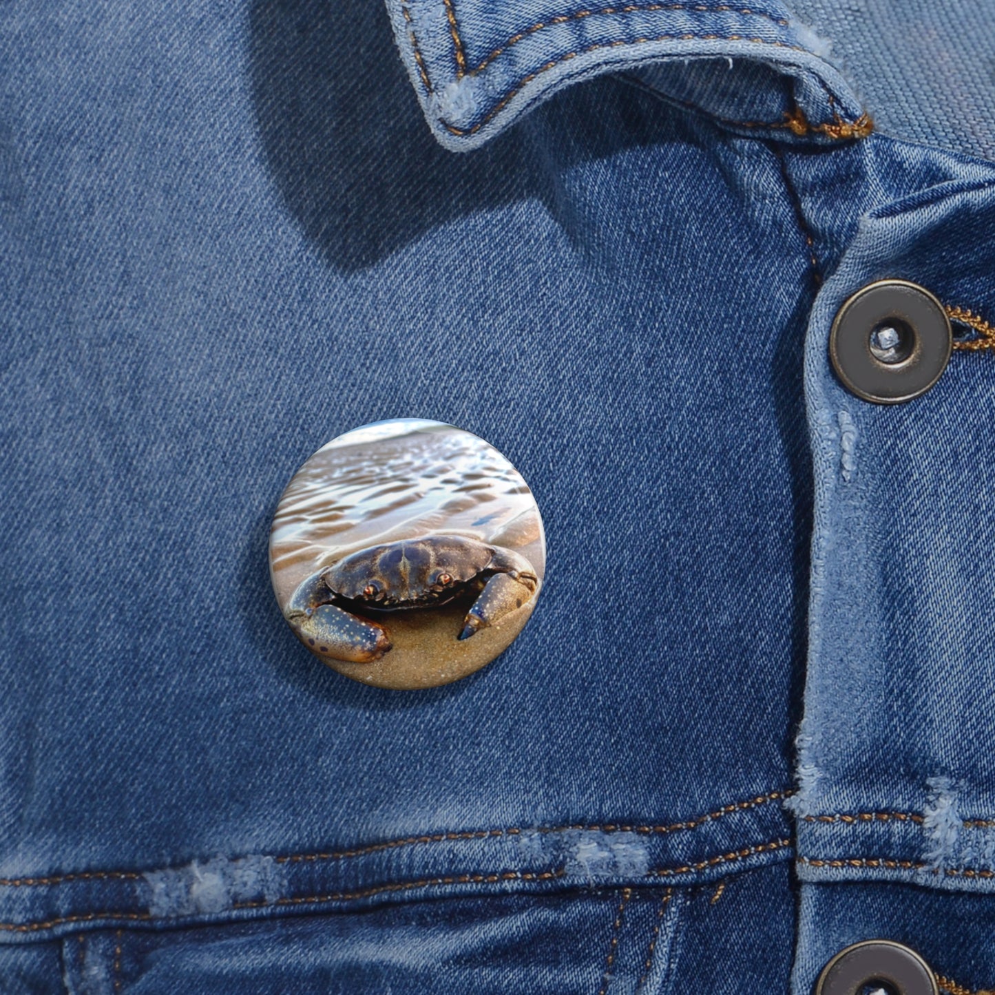 Beach Lovers range- Custom Pin Buttons
