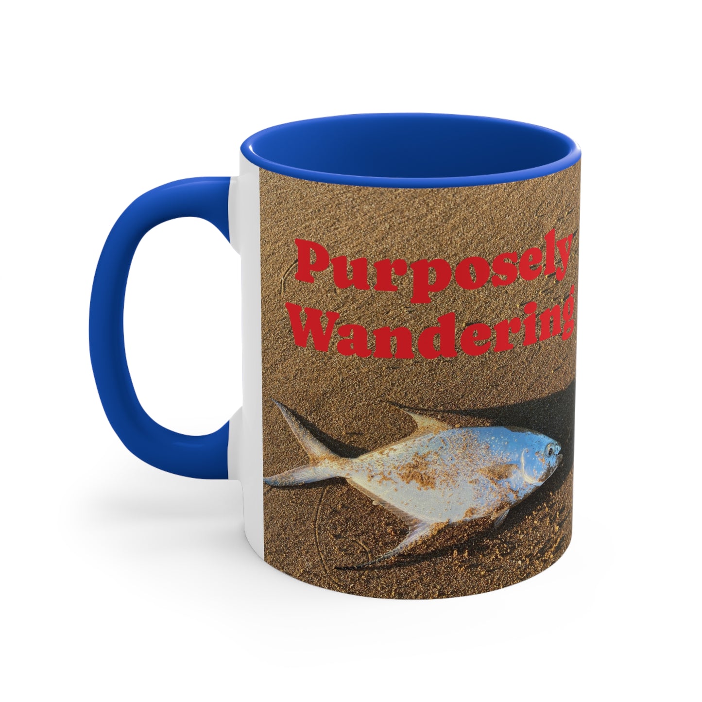 Fishing range- AUS PRINT Colorful Accent Mugs, 11oz